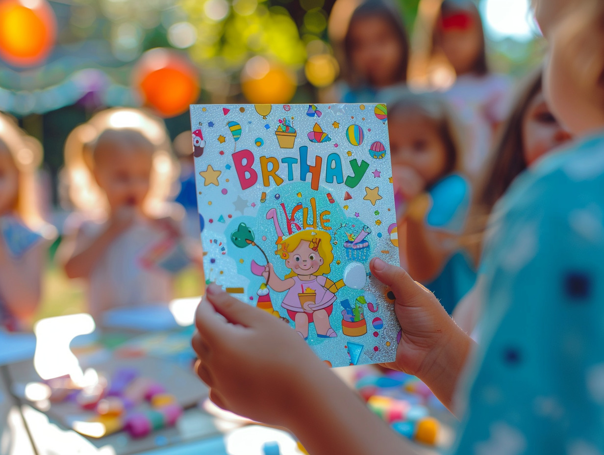 carte anniversaire enfant