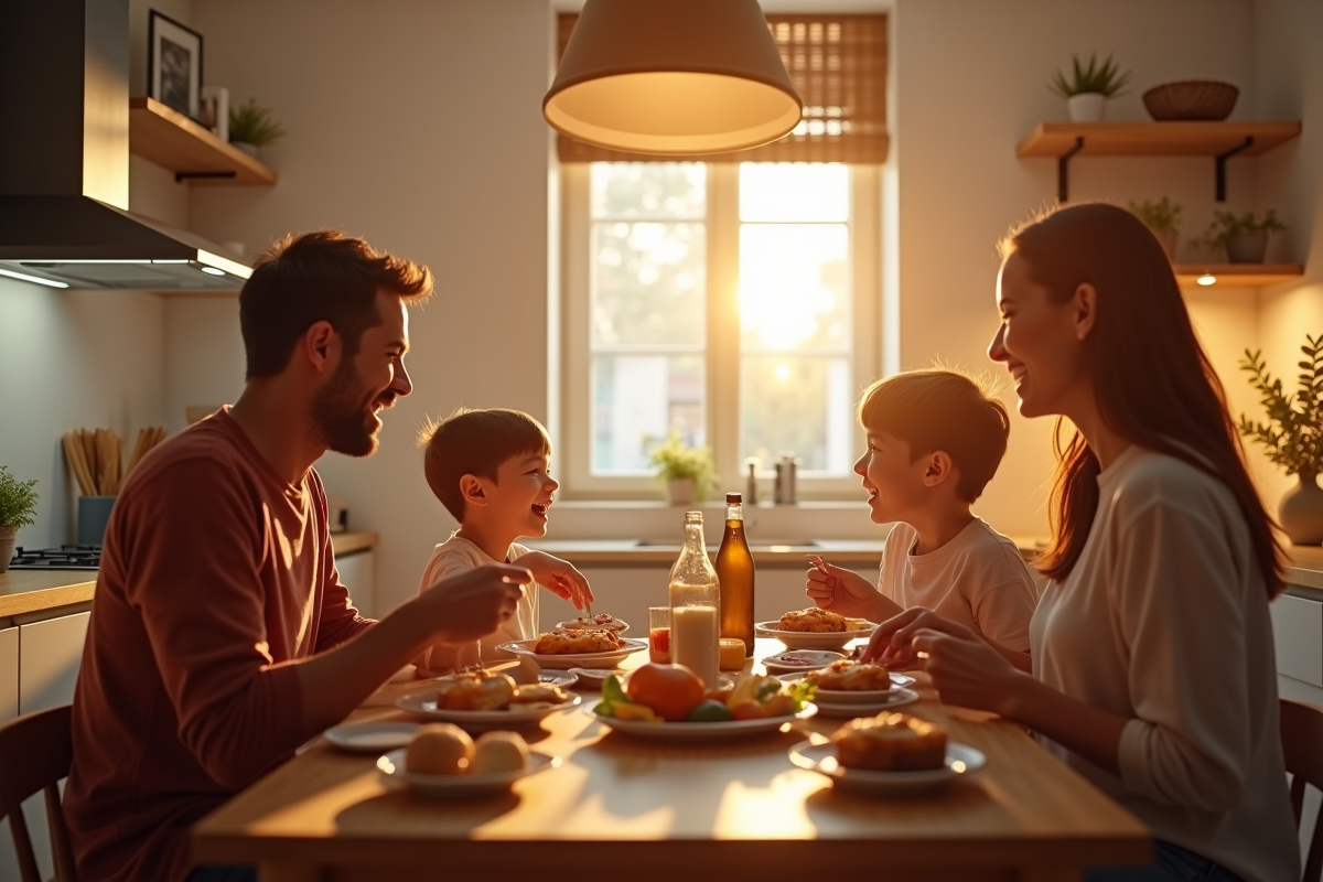 famille écran
